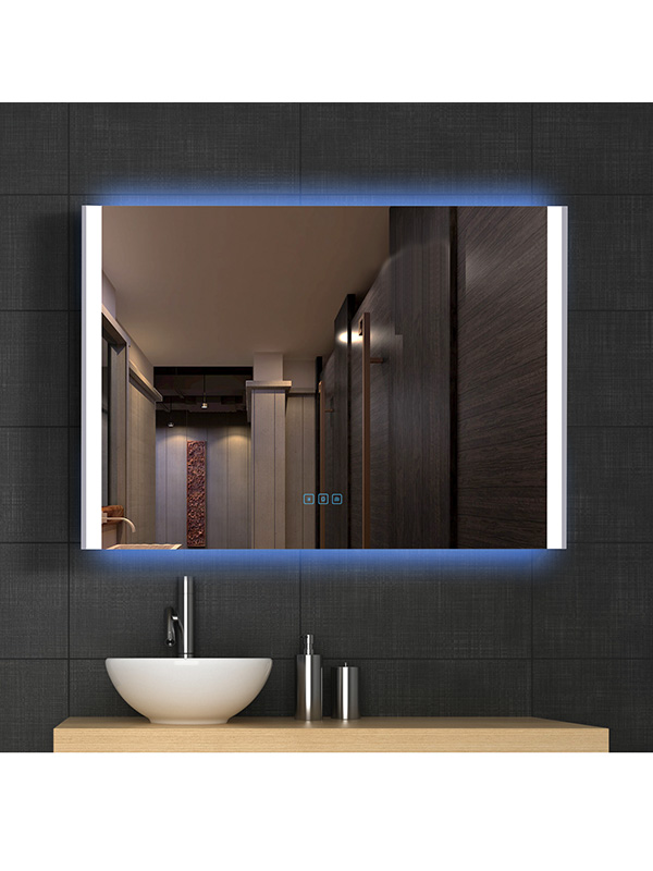 Miroir de salle de bain LED 100 cm avec éclairage