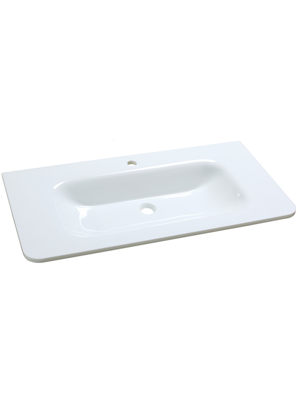 95cm Pure White Phoenix stone counter vasque Lavabos de salle de bain