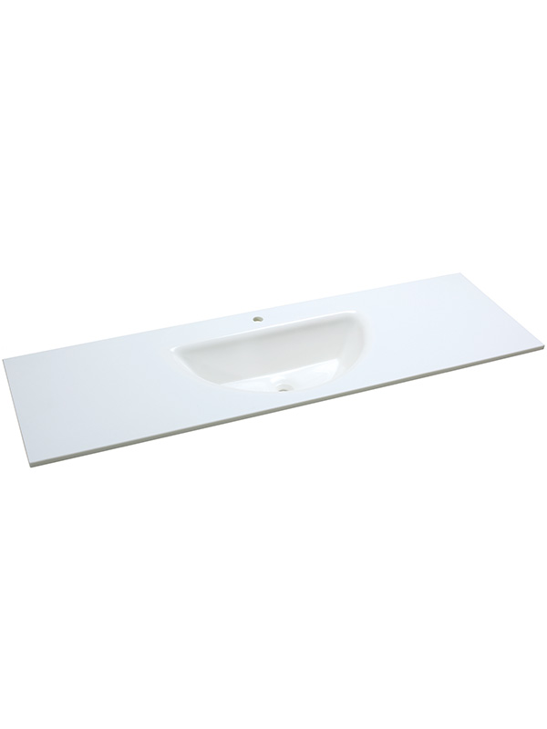 170cm Pure White Phoenix stone Vasques simples Lavabos de salle de bain